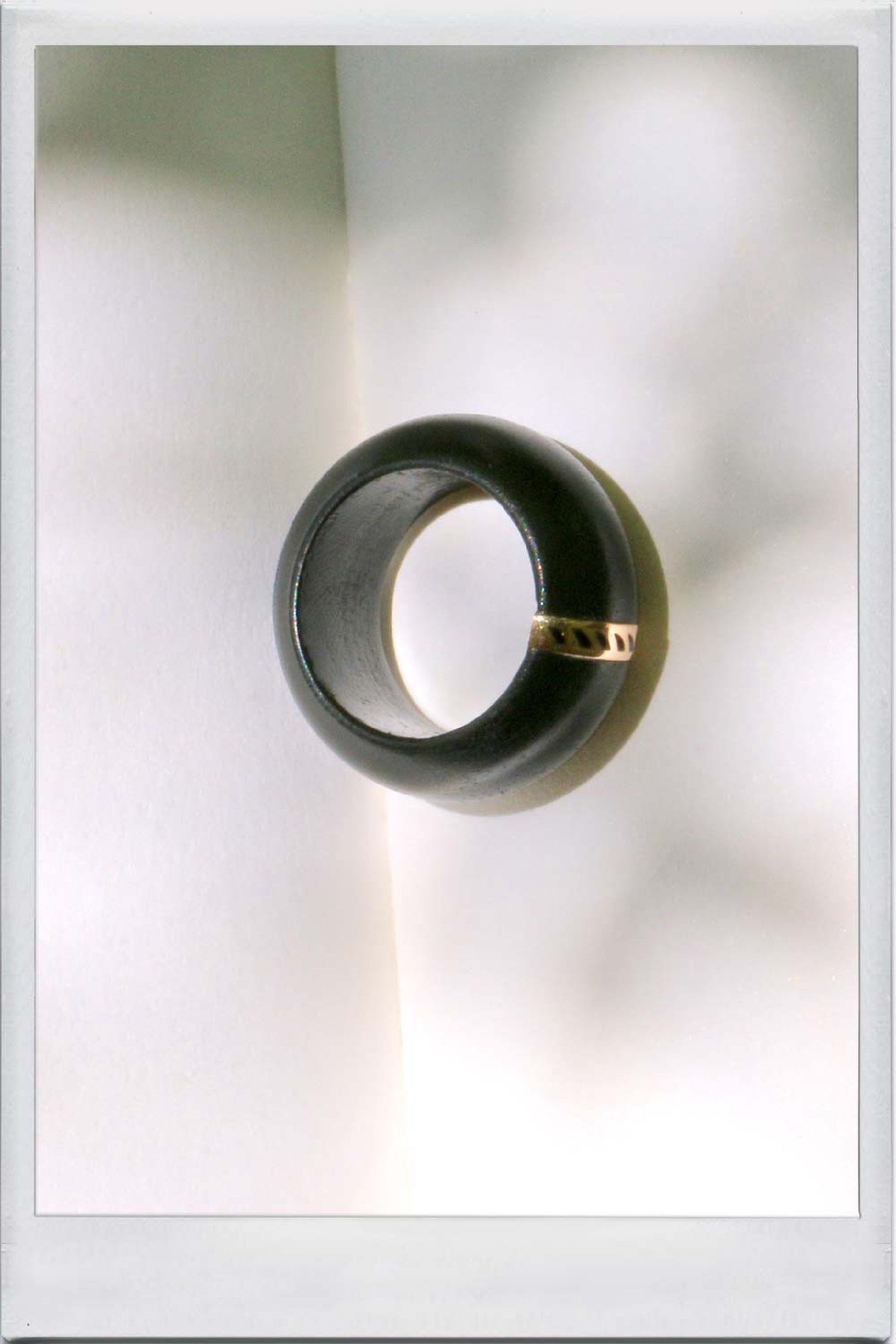 Large ebony Ring