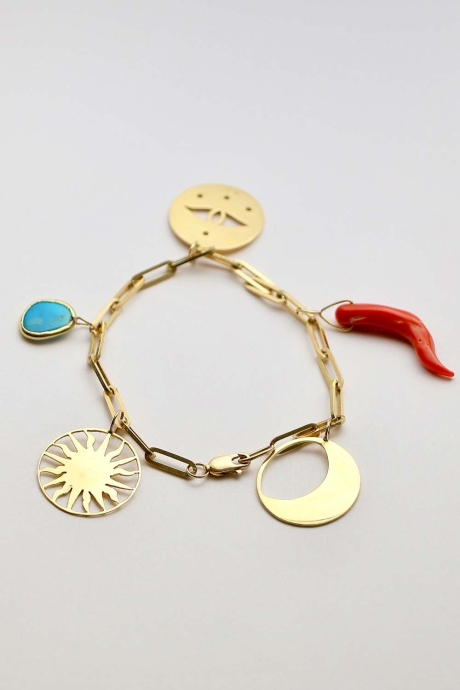 Bracelet multi-charms