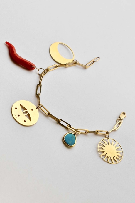 Bracelet multi-charms