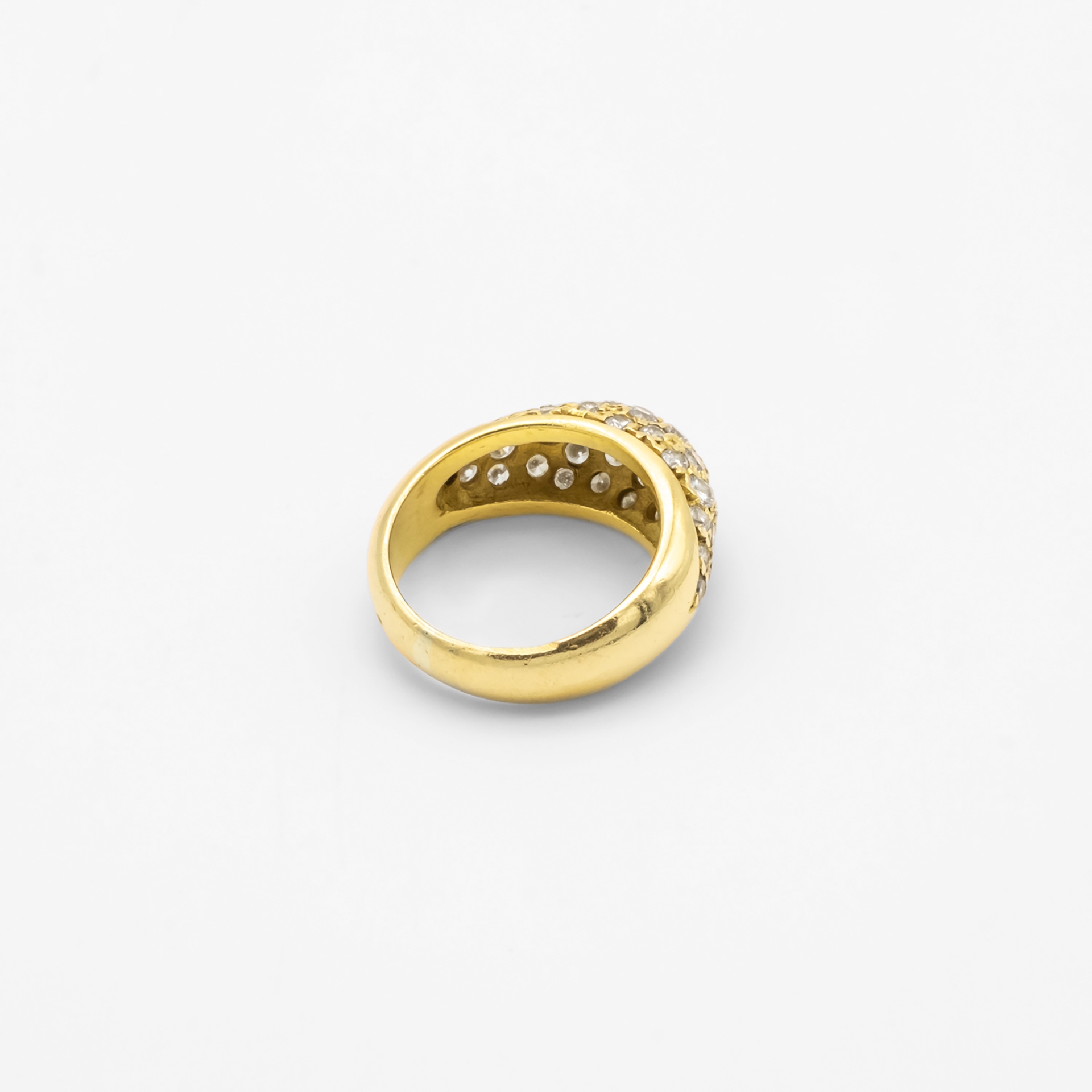 Bague jonc en diamants