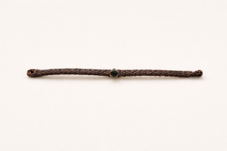 Bracelet cuir et onyx