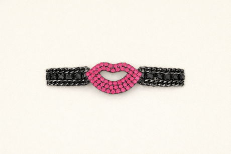 Bracelet lips pink