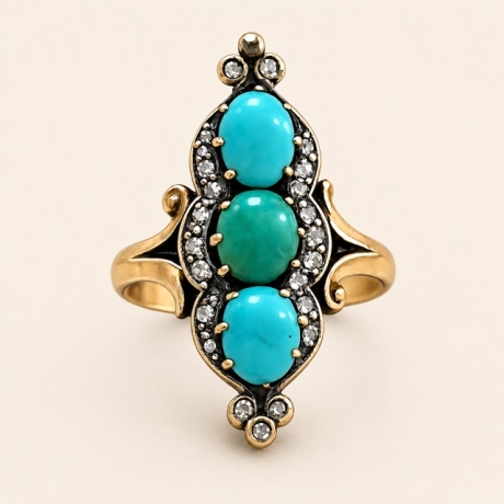 Bague Marquise Napoléon III