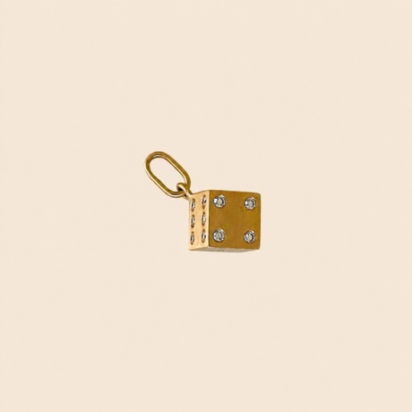Pendentif mini chance or...