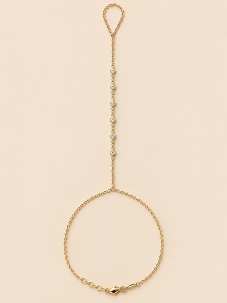 Bijou de pied diamants