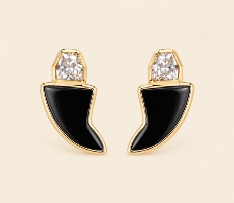 Boucle d'oreilles dents de...