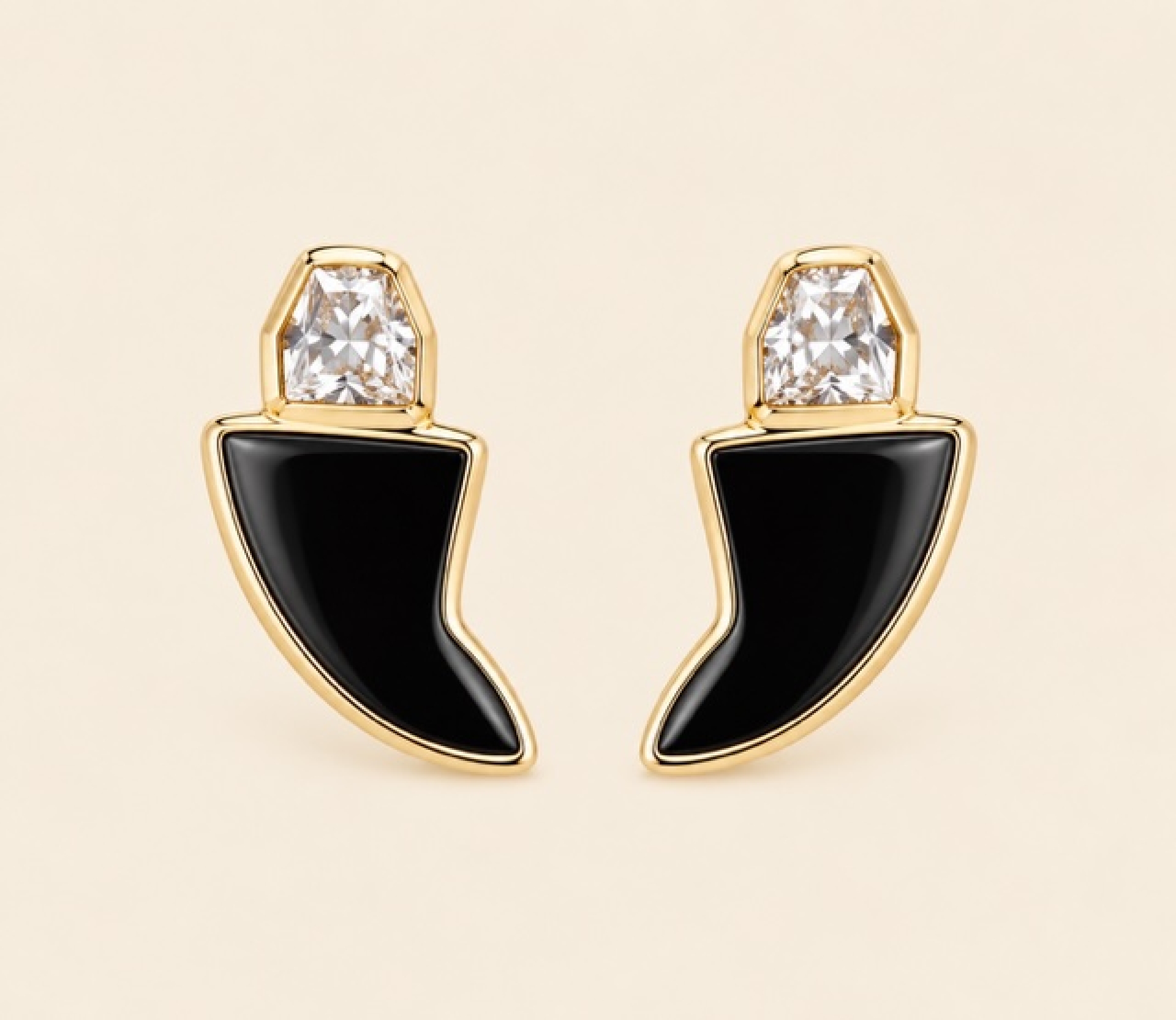 Boucle d'oreilles dents de requin