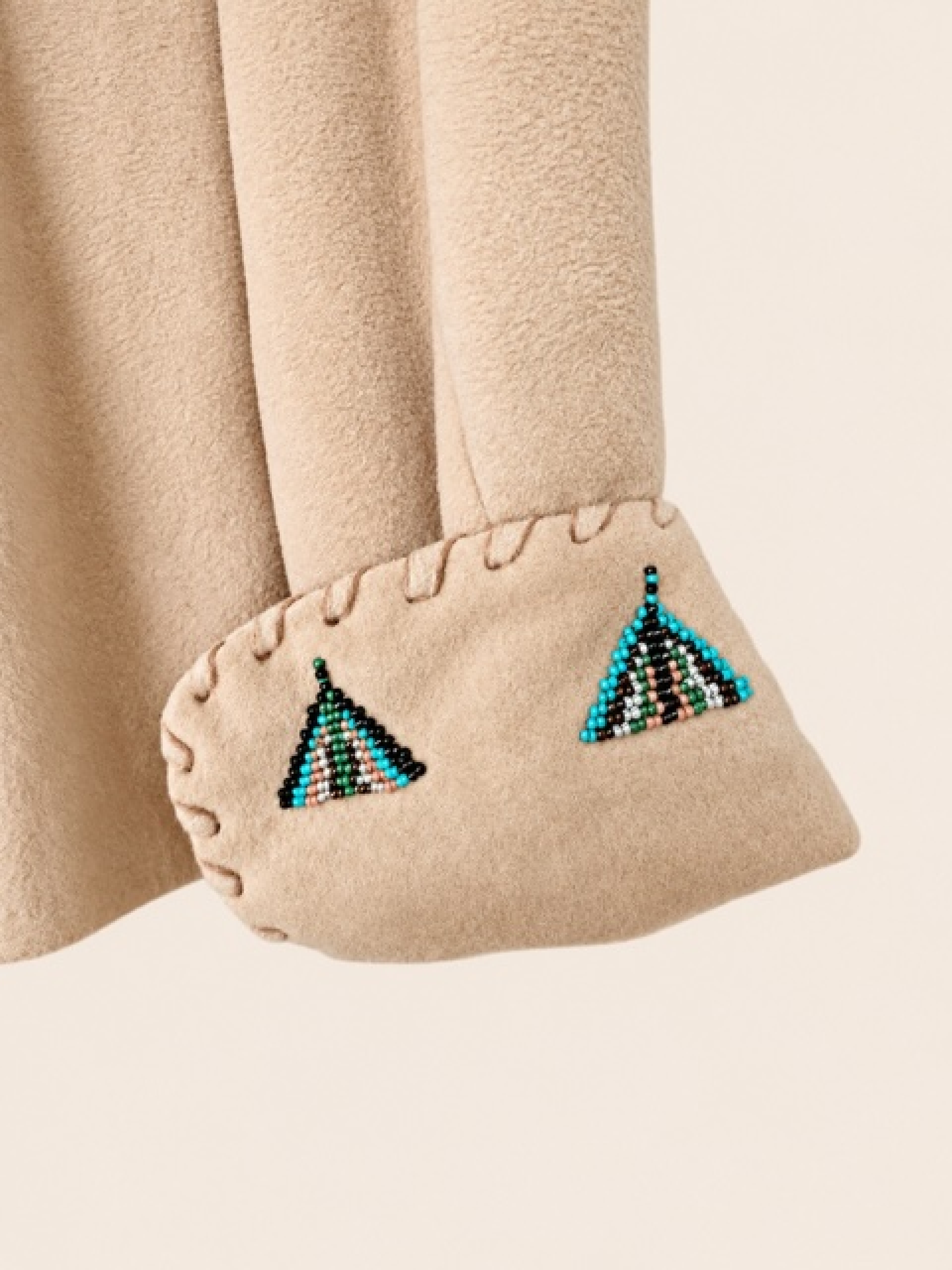 Turquoise and suede collector's jacket