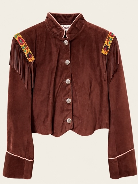 Suede and beaded jacket from New Mexico