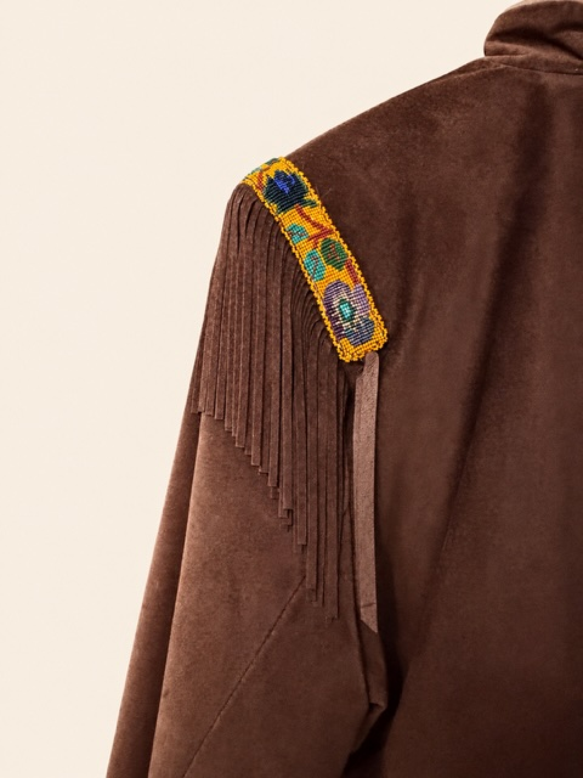 Suede and beaded jacket from New Mexico