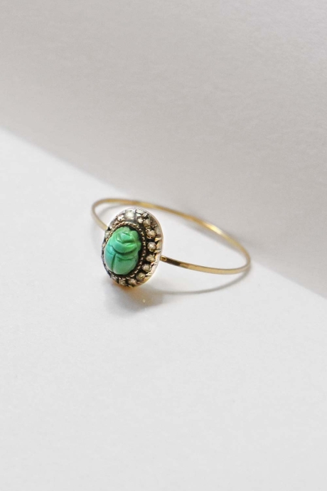 Bague scarabée