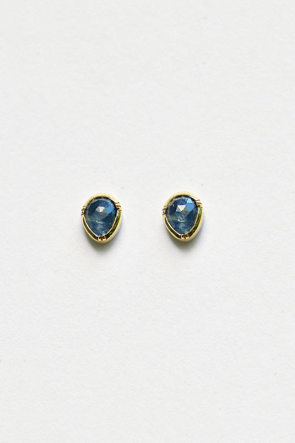 Blue sapphire studs by Brooke Gregson