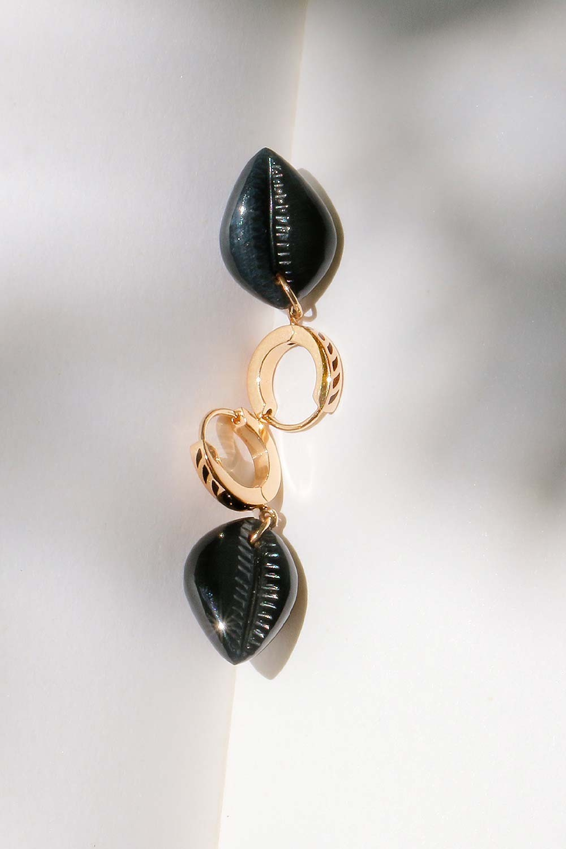 Créoles coquillages onyx
