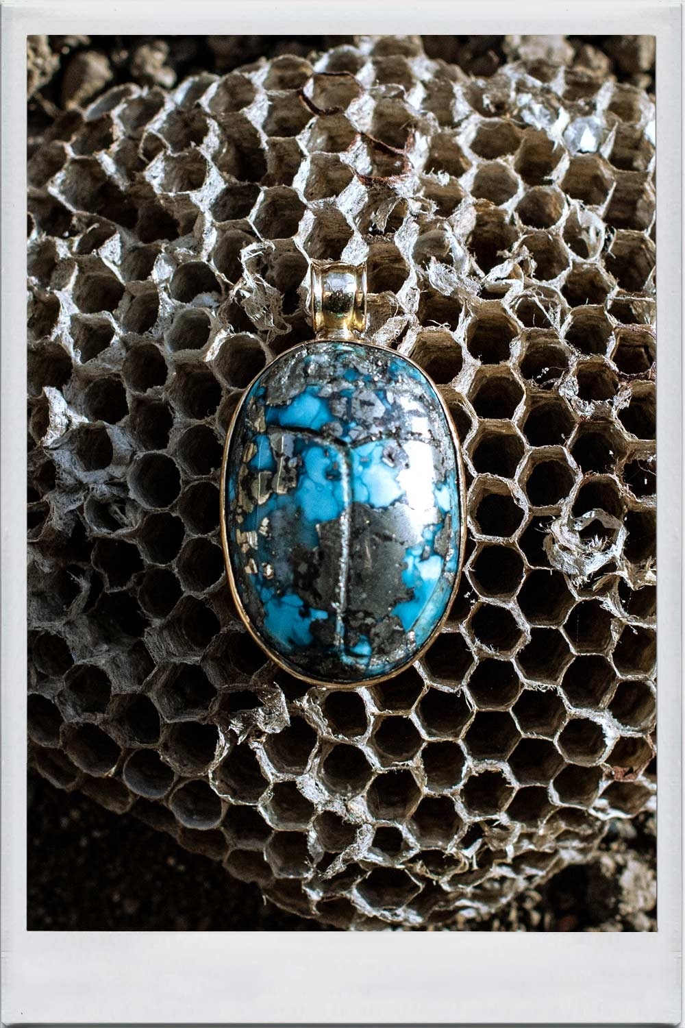Beetle necklace by Otzar