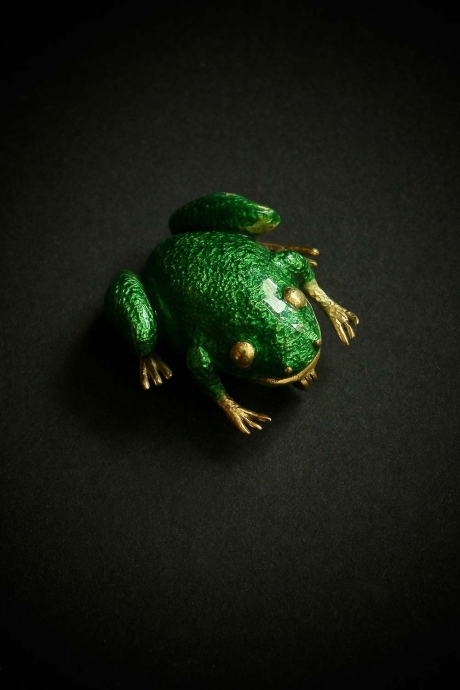 Frog brooch